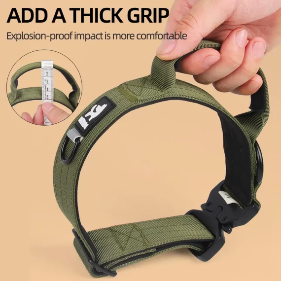 Military Tactical Rott Collar with Handle