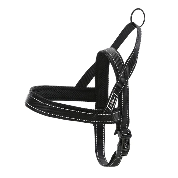 No Pull Reflective Rottie Harness with Leash Set