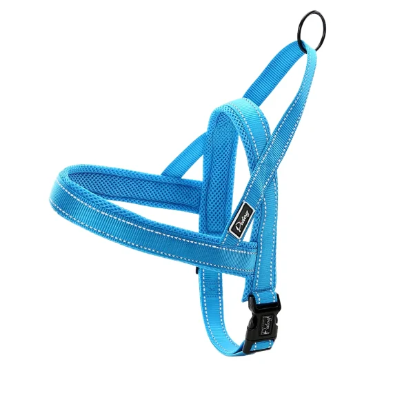 No Pull Reflective Rottie Harness with Leash Set