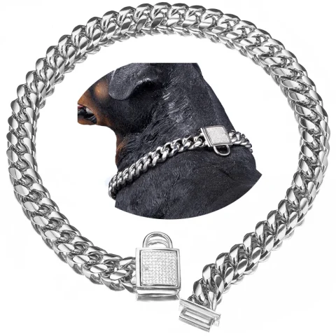 **Top Rottweiler Luxury Chain Collar