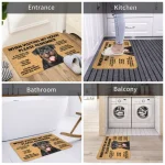 Rottweiler House Rules Doormat