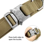 Tactical Dog Collar Leash Set